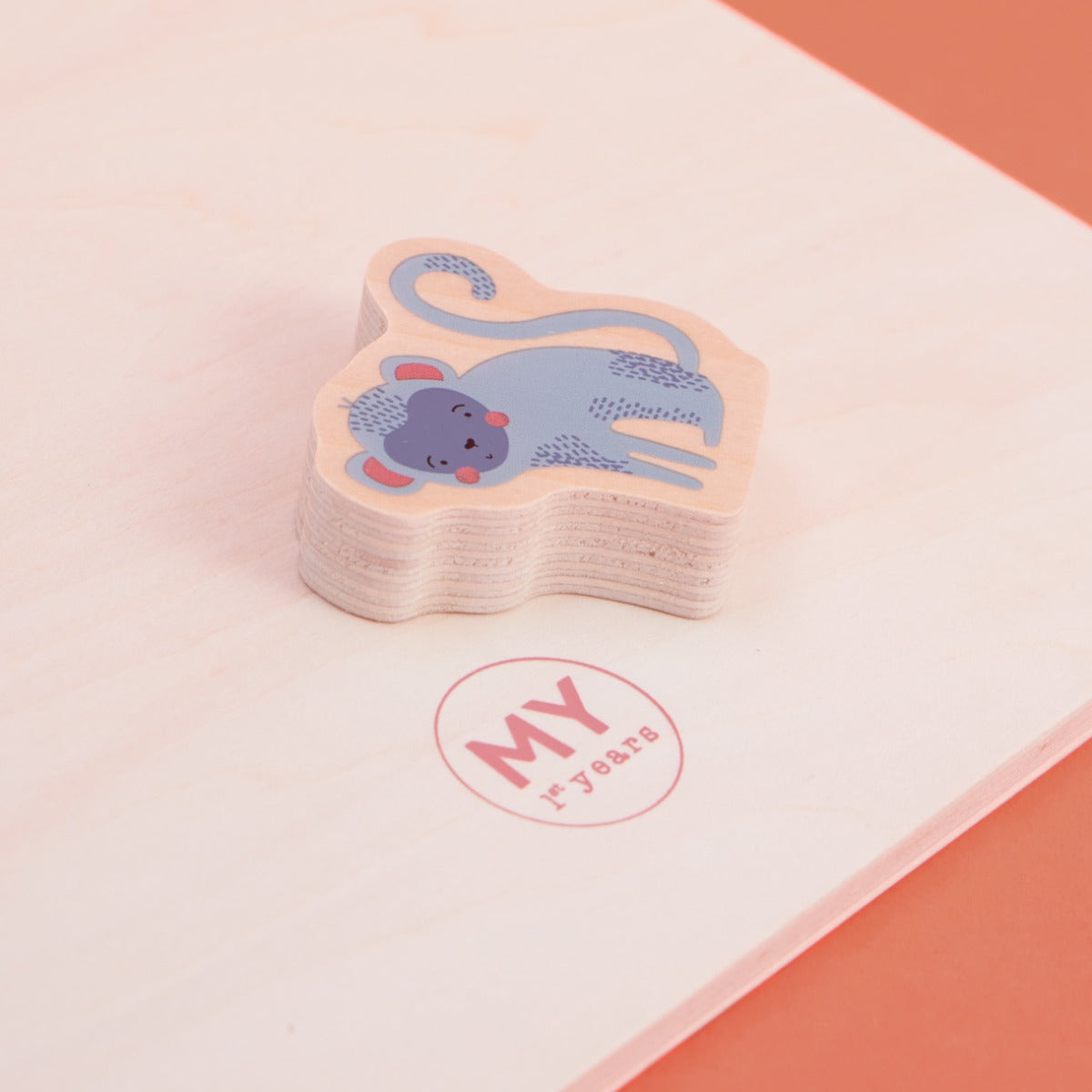 Personalised Wooden Safari Animal Puzzle