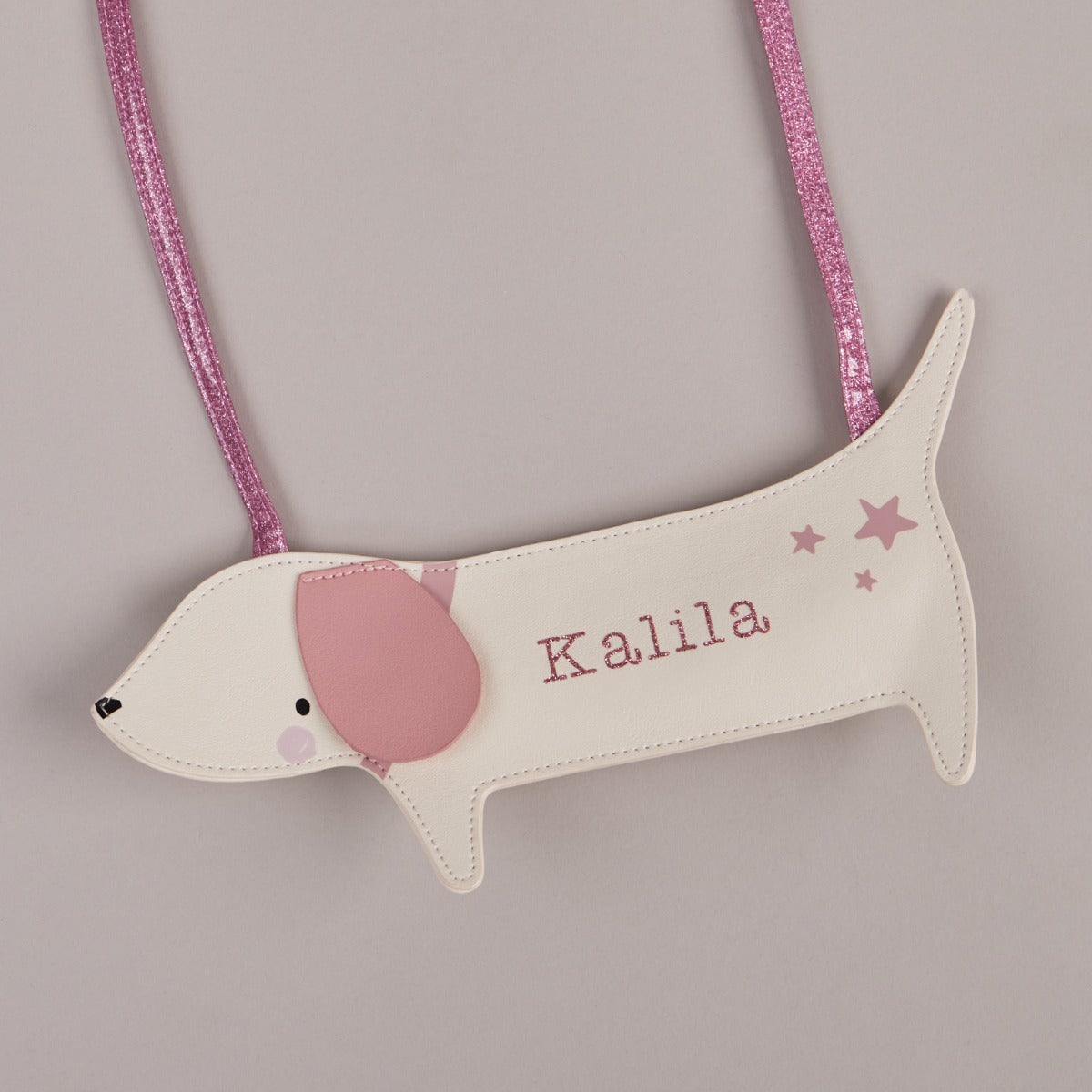 Personalised Little Sausage Dog Toddler Handbag