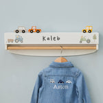 Personalised Fun on the Farm Hanging Shelf