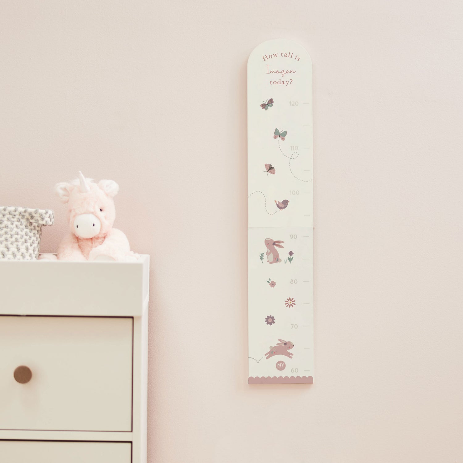Personalised Woodland Wooden Height Chart FSC®