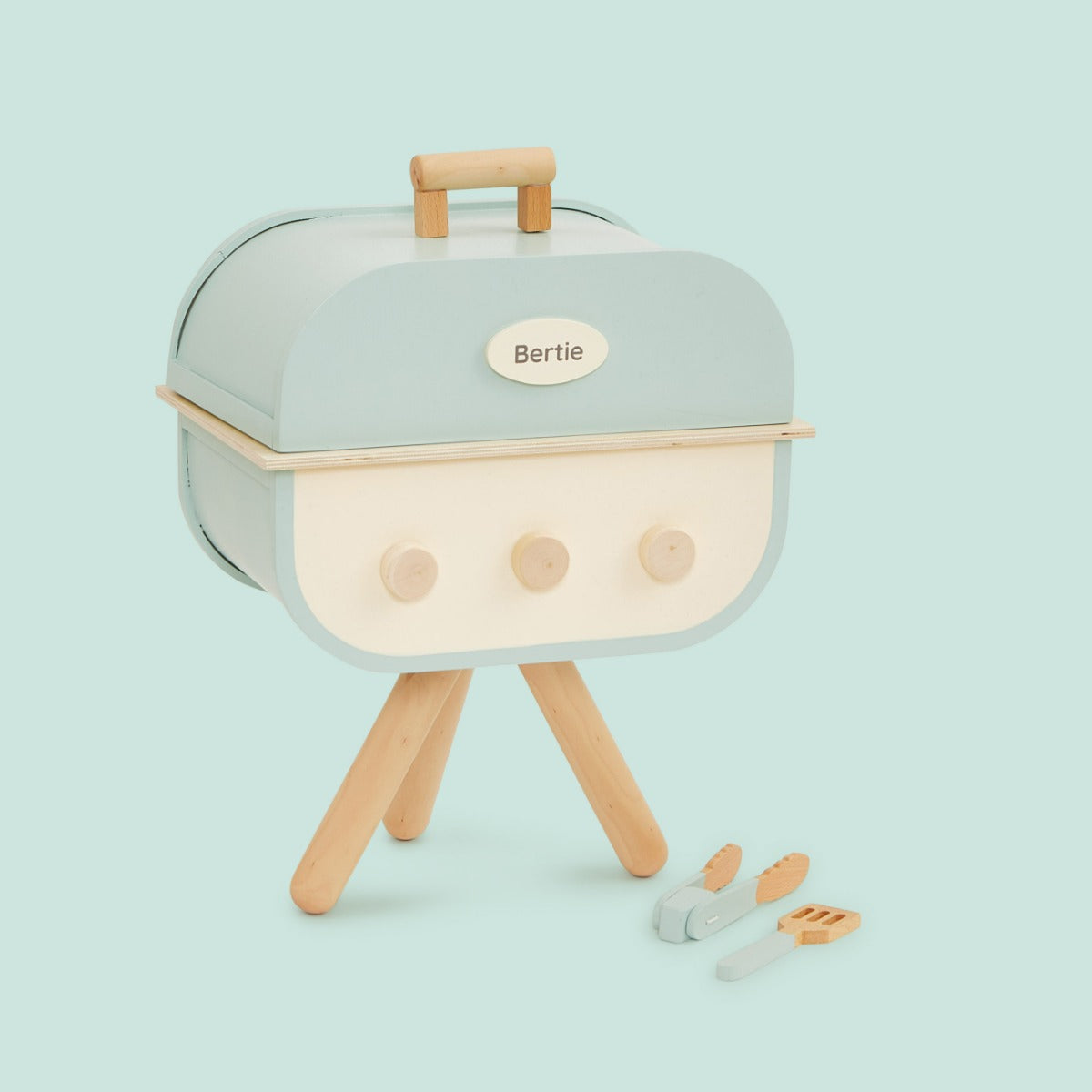Personalised Wooden Barbecue Playset