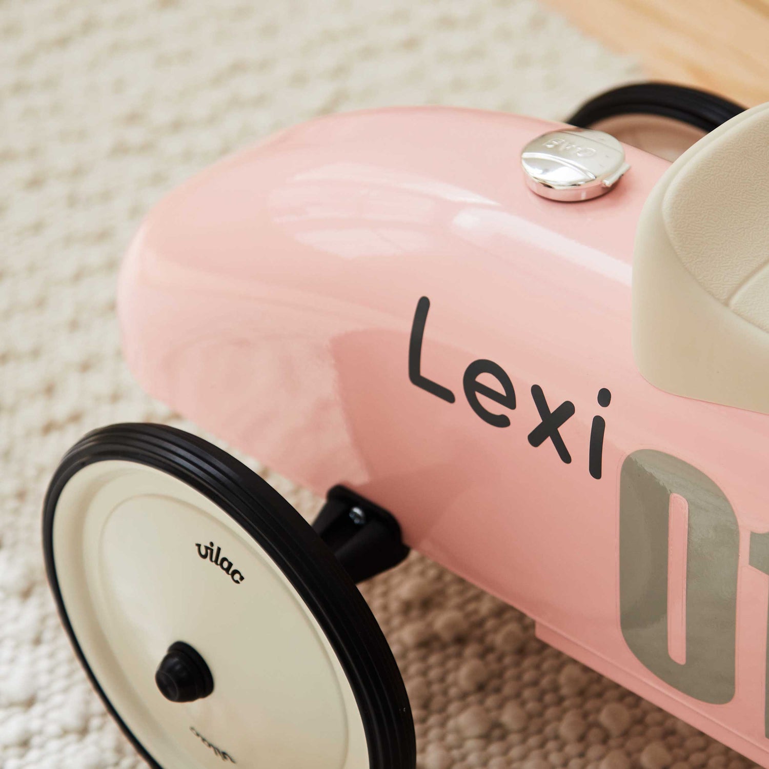 Personalised Pink Vilac Ride On Toy