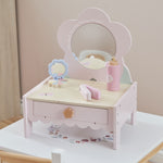Personalised Tapletop Flower Vanity Mirror FSC®