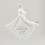 Personalised Born in 2022 White Bunny Comforter