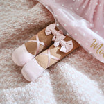 Personalised Ballerina Doll with Dark Curly Hair