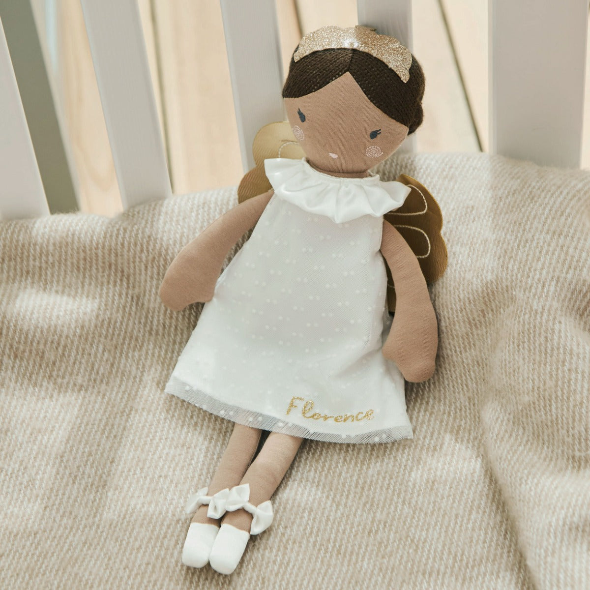 Personalised Angel Doll with Dark Hair
