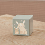 Sage Wooden Mummy & Baby Bunny Block FSC®
