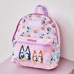 William Lamb Personalised Pink Bluey Backpack