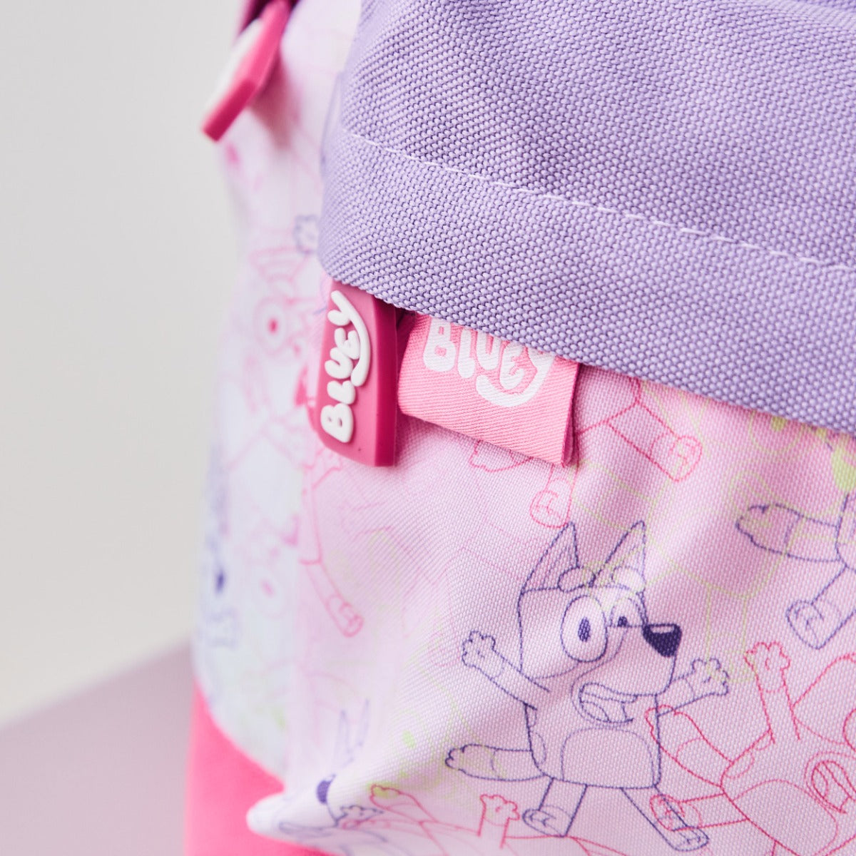 William Lamb Personalised Pink Bluey & Bingo Backpack
