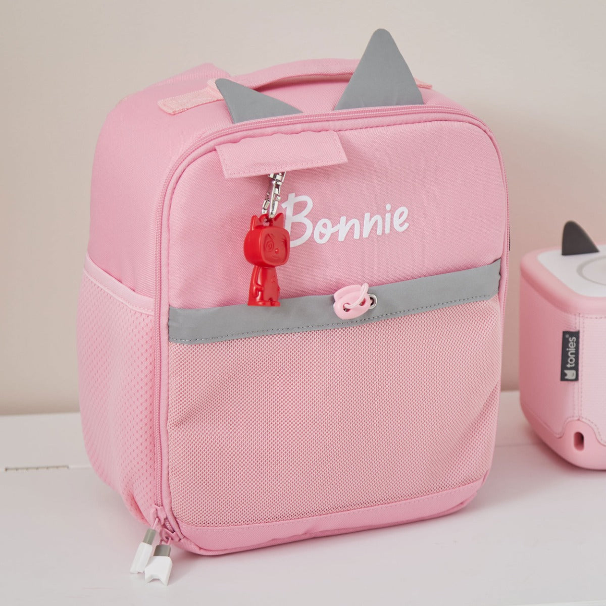 Personalised Tonies Pink Backpack with Creative Mini