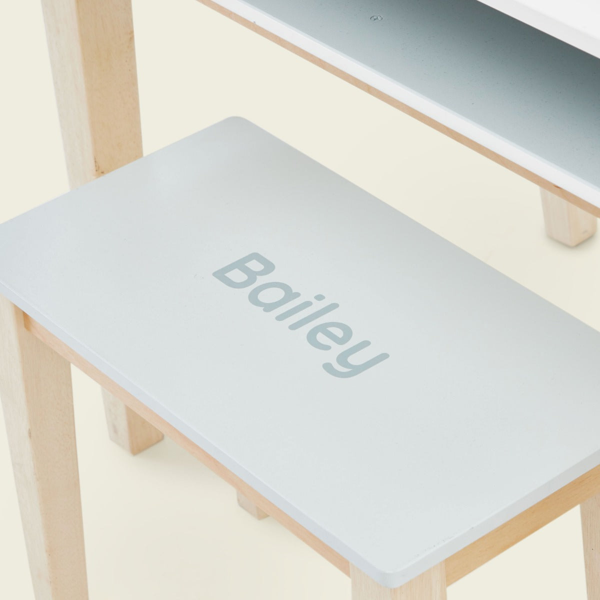 Personalised Tender Leaf Toys Wooden Desk and Chair Set