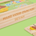 8th Wonder Personalised Hey Duggee Wooden Dominoes