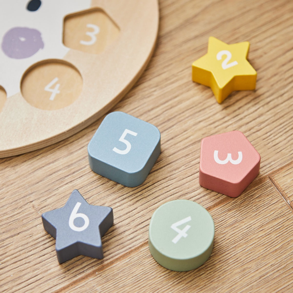 Personalised Wooden Bear Clock Puzzle FSC®