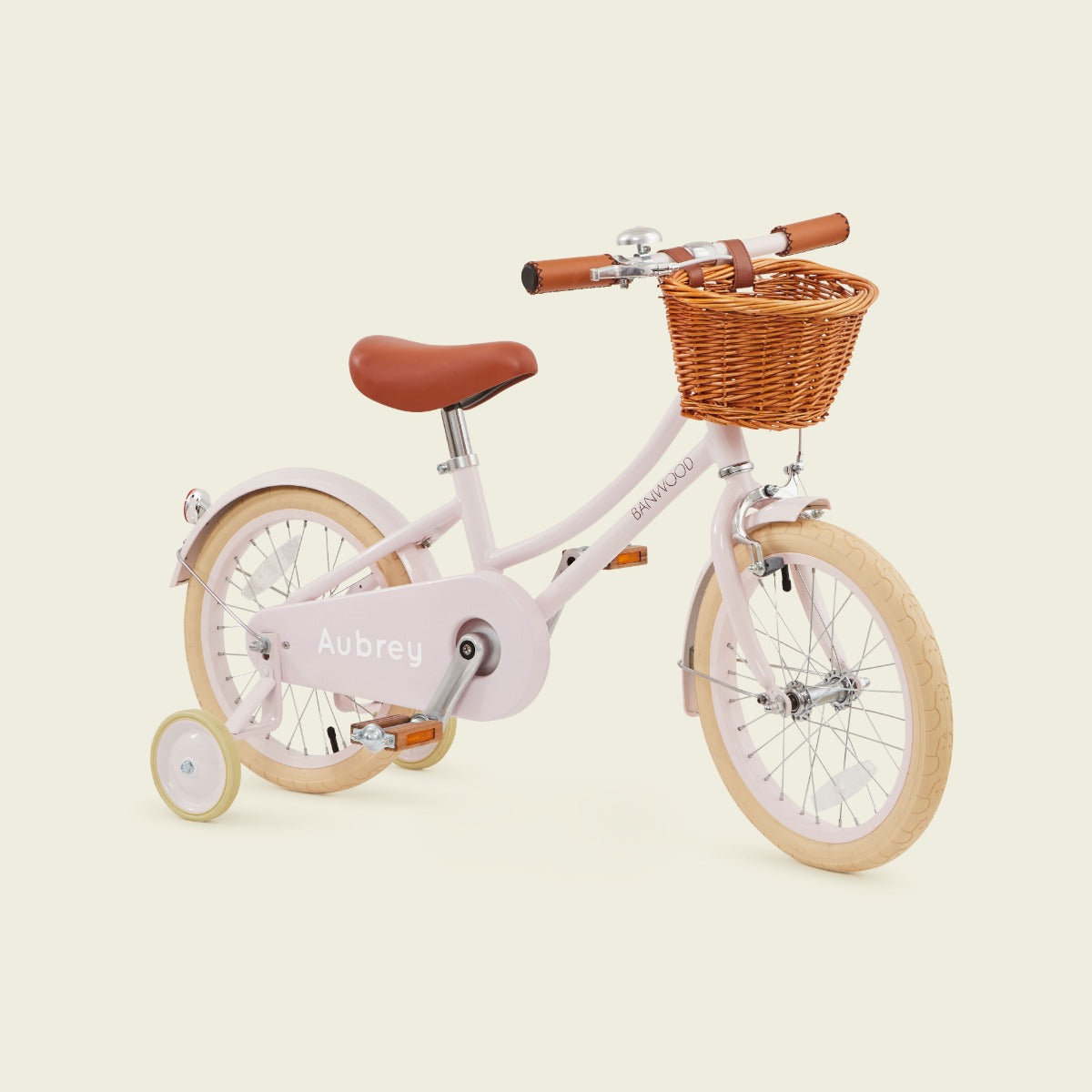 Personalised Pink Banwood Classic Bicycle and Helmet