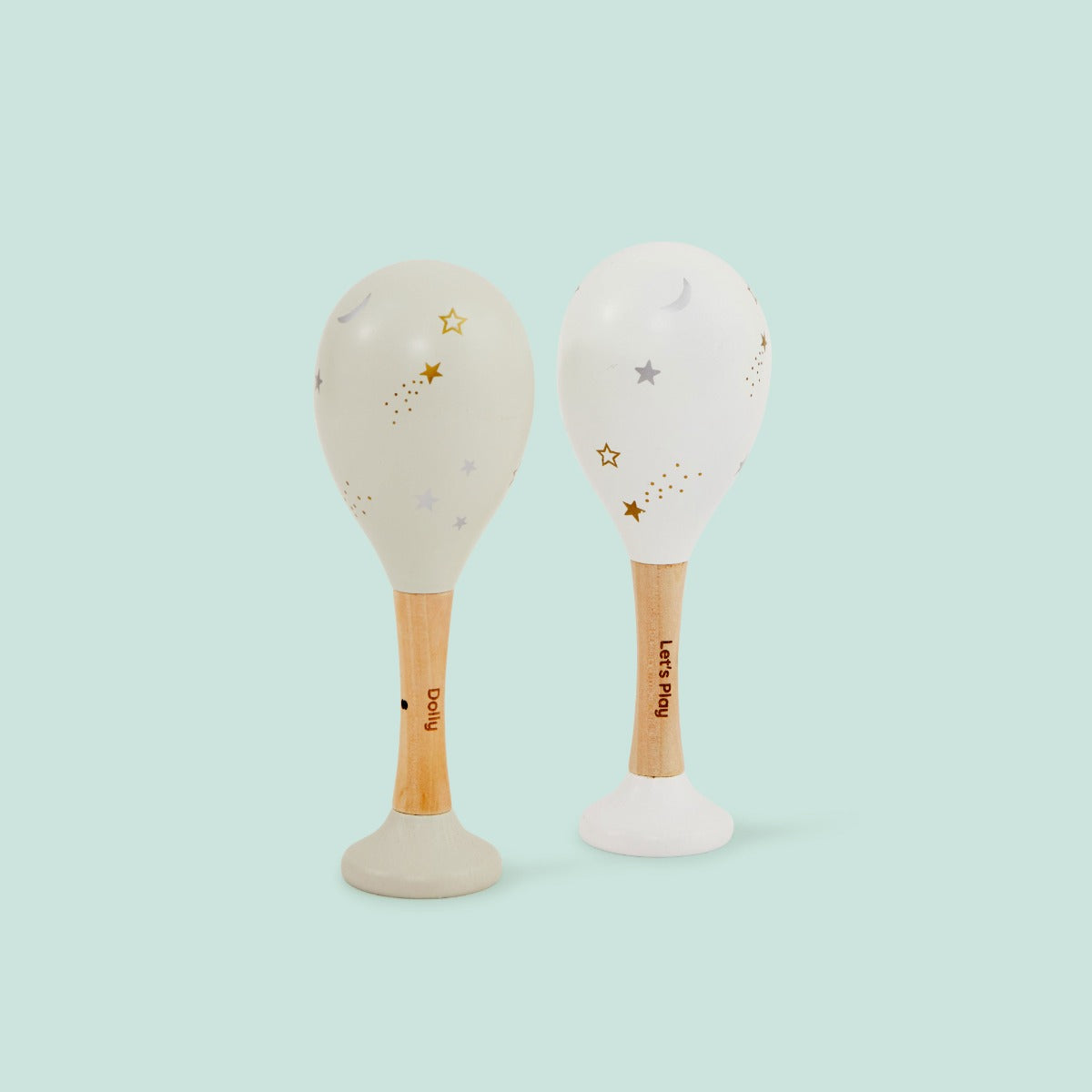 Personalised Wooden Bambino Maracas
