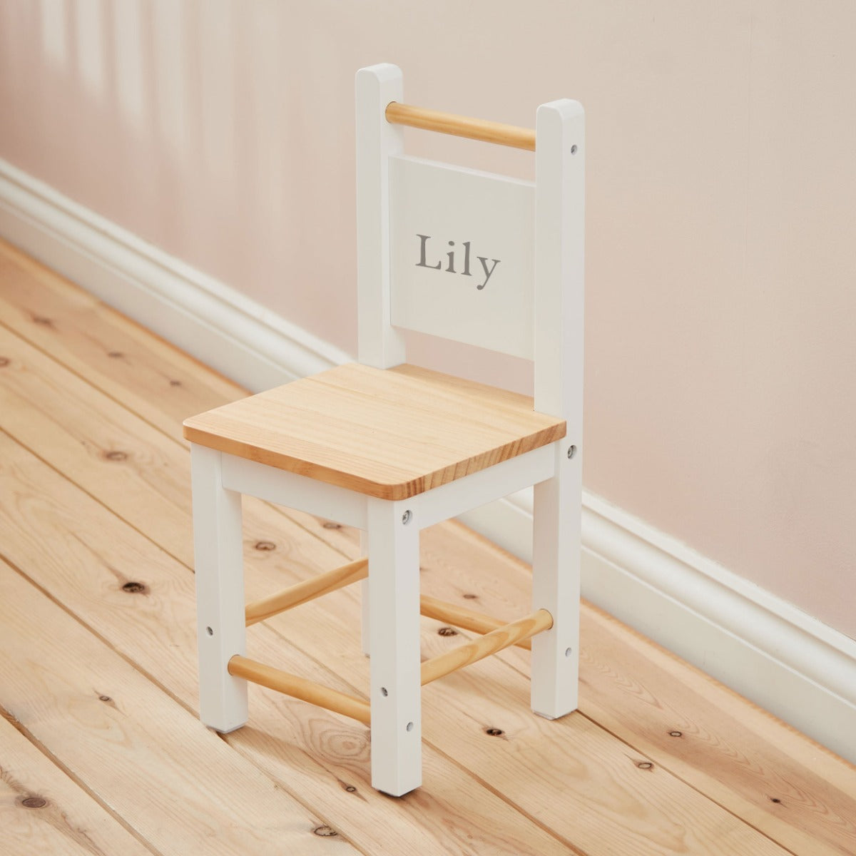 Personalised White Wooden Children’s Chair FSC®