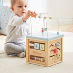 Personalised Peter Rabbit Wooden Activity Cube Toy FSC®