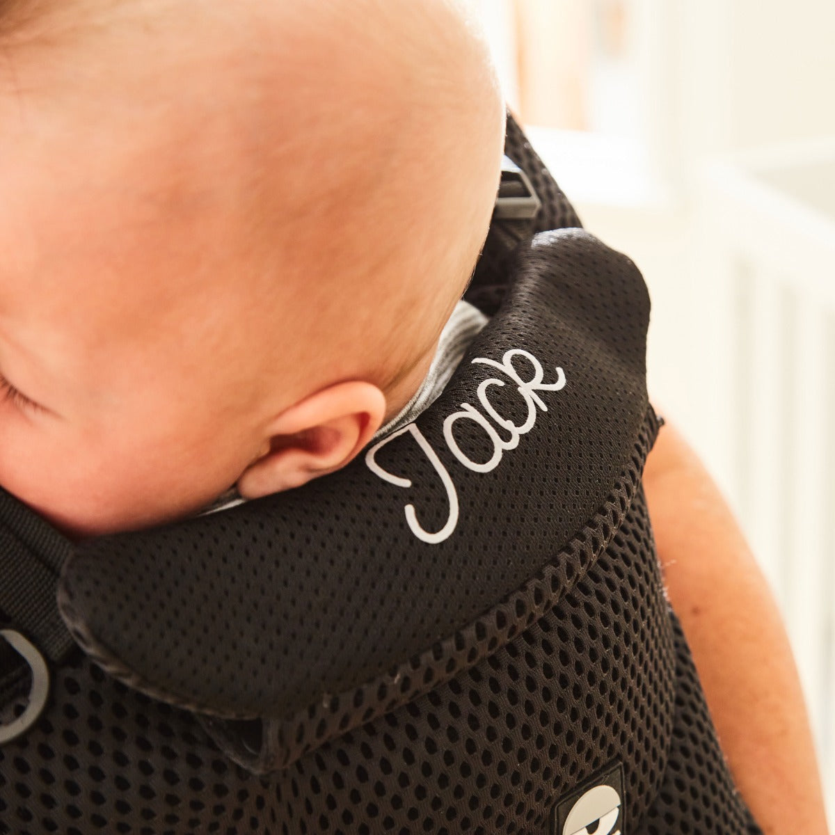 Personalised Black Dooky Baby Carrier