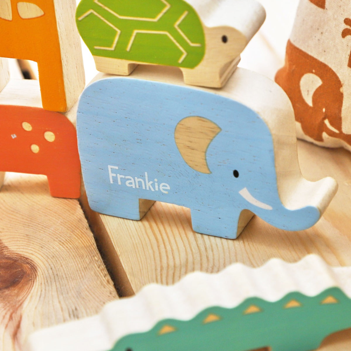 Safari Wooden Stacking Toy