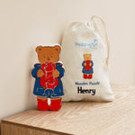 Orange Tree Toys Personalised Paddington Bear Wooden Puzzle