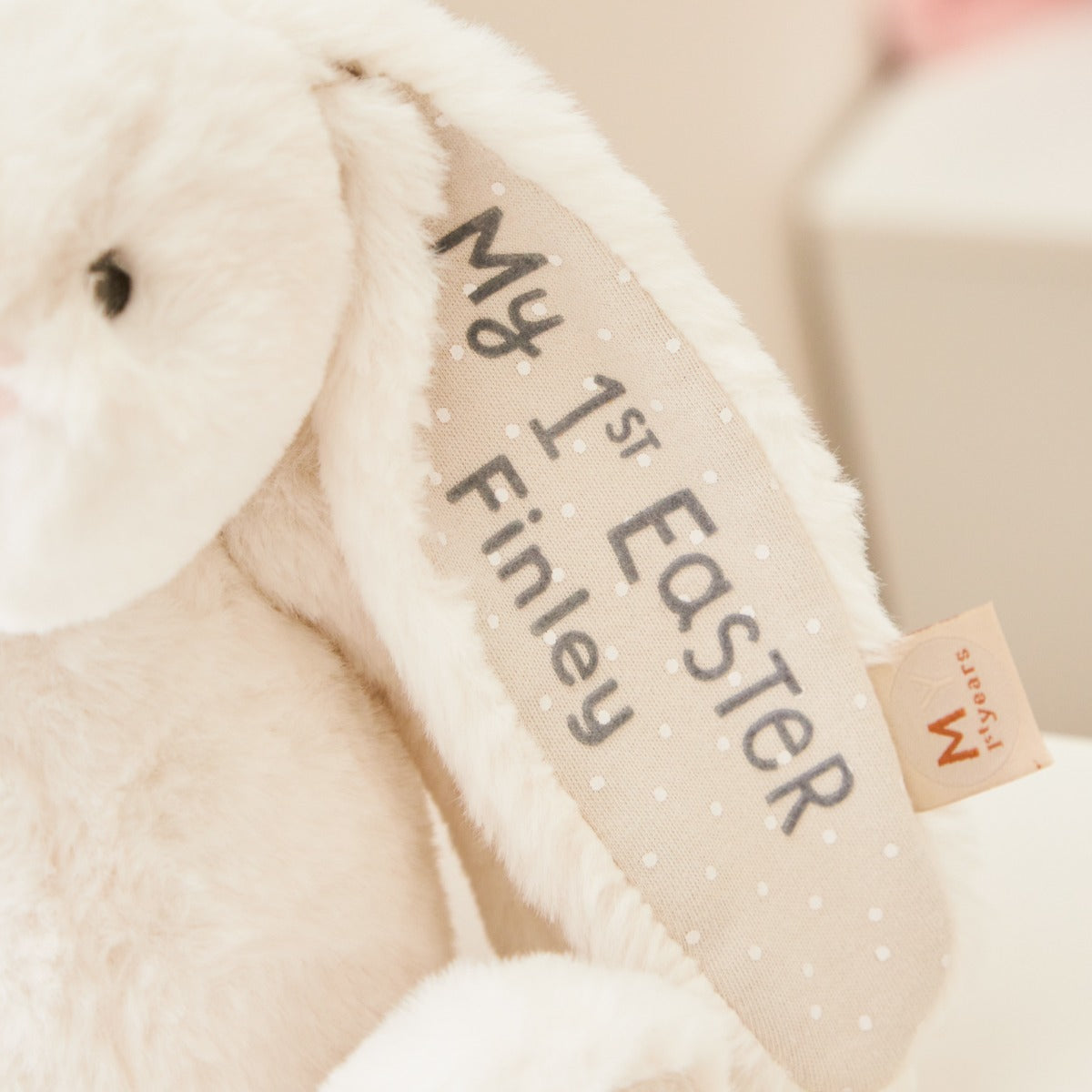 Personalised My 1st Easter White Bunny Soft Toy