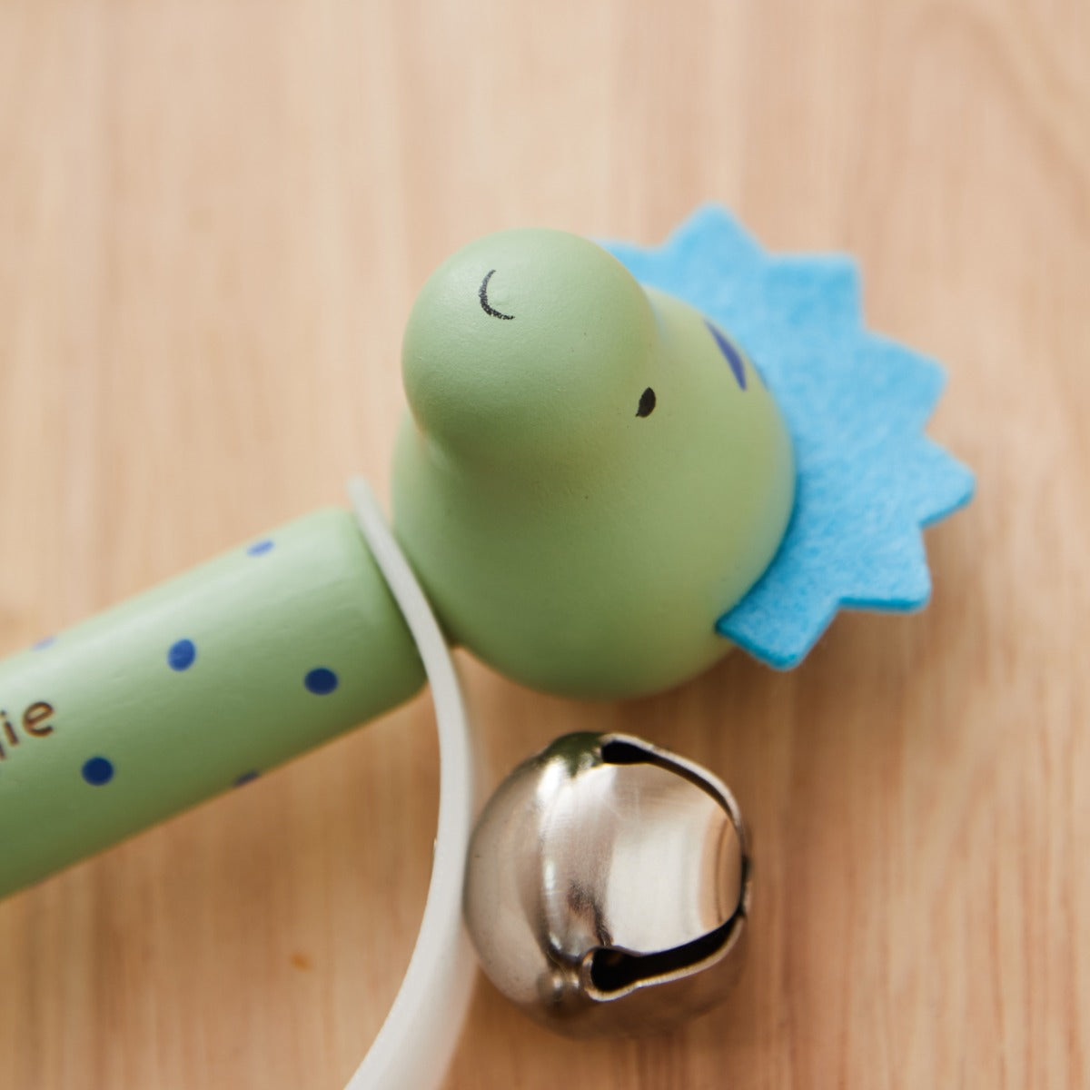 Personalised Wooden Dinosaur Handbell FSC®