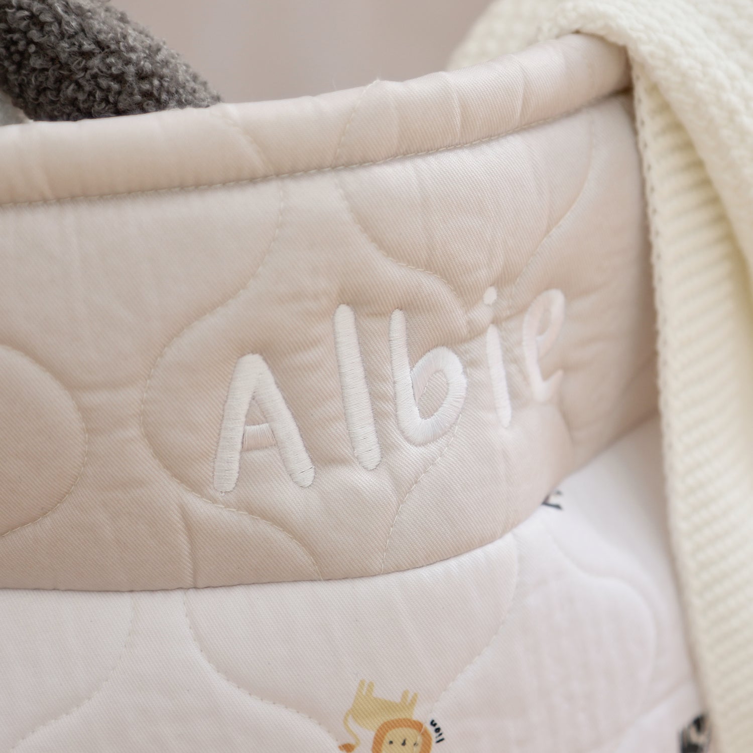 Personalised Born To Be Loved Storage Bag