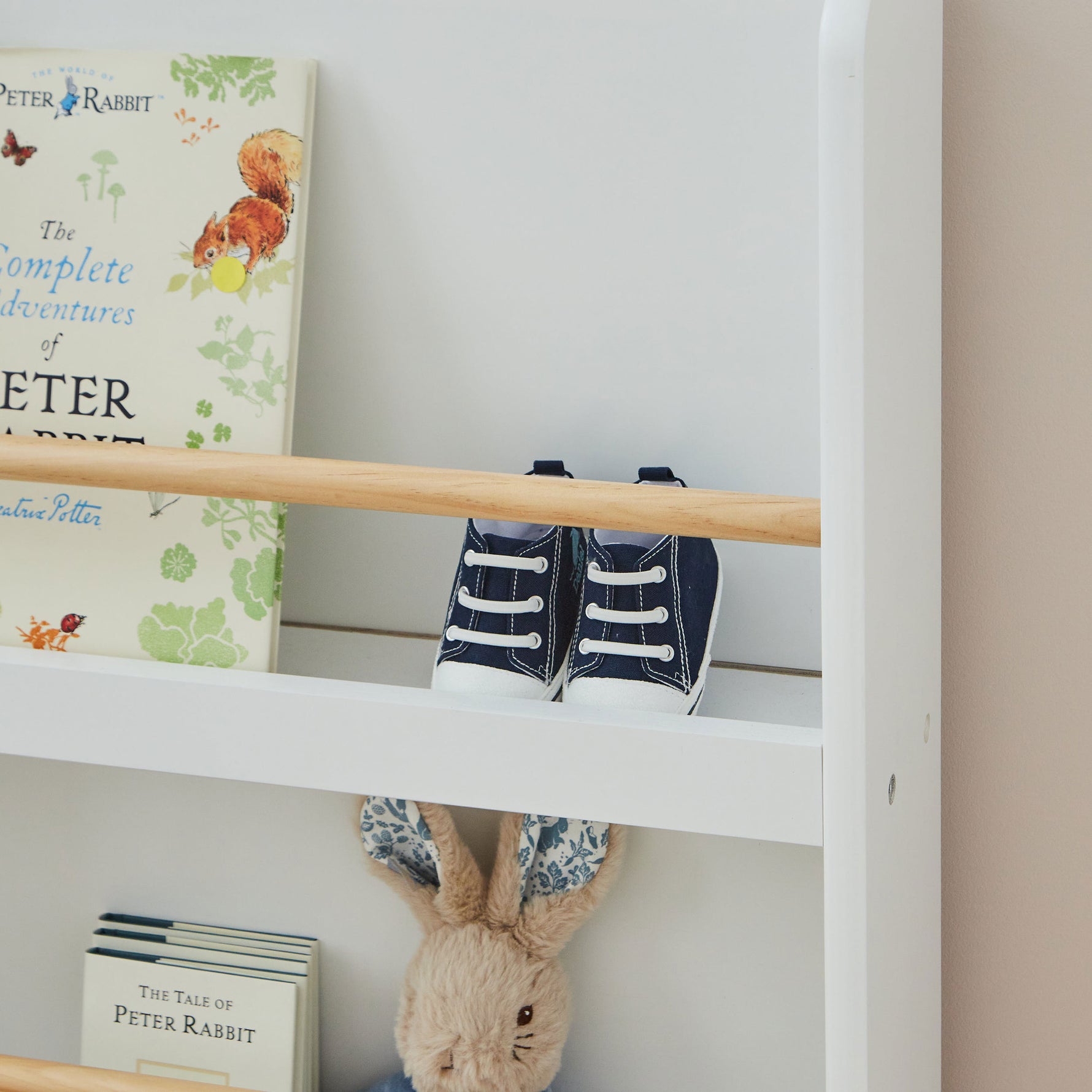 Personalised Peter Rabbit™ Blue Bookcase 