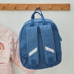 Personalised Rainbow Denim Backpack