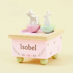 Personalised Wooden Woodland Animals Music Box FSC®
