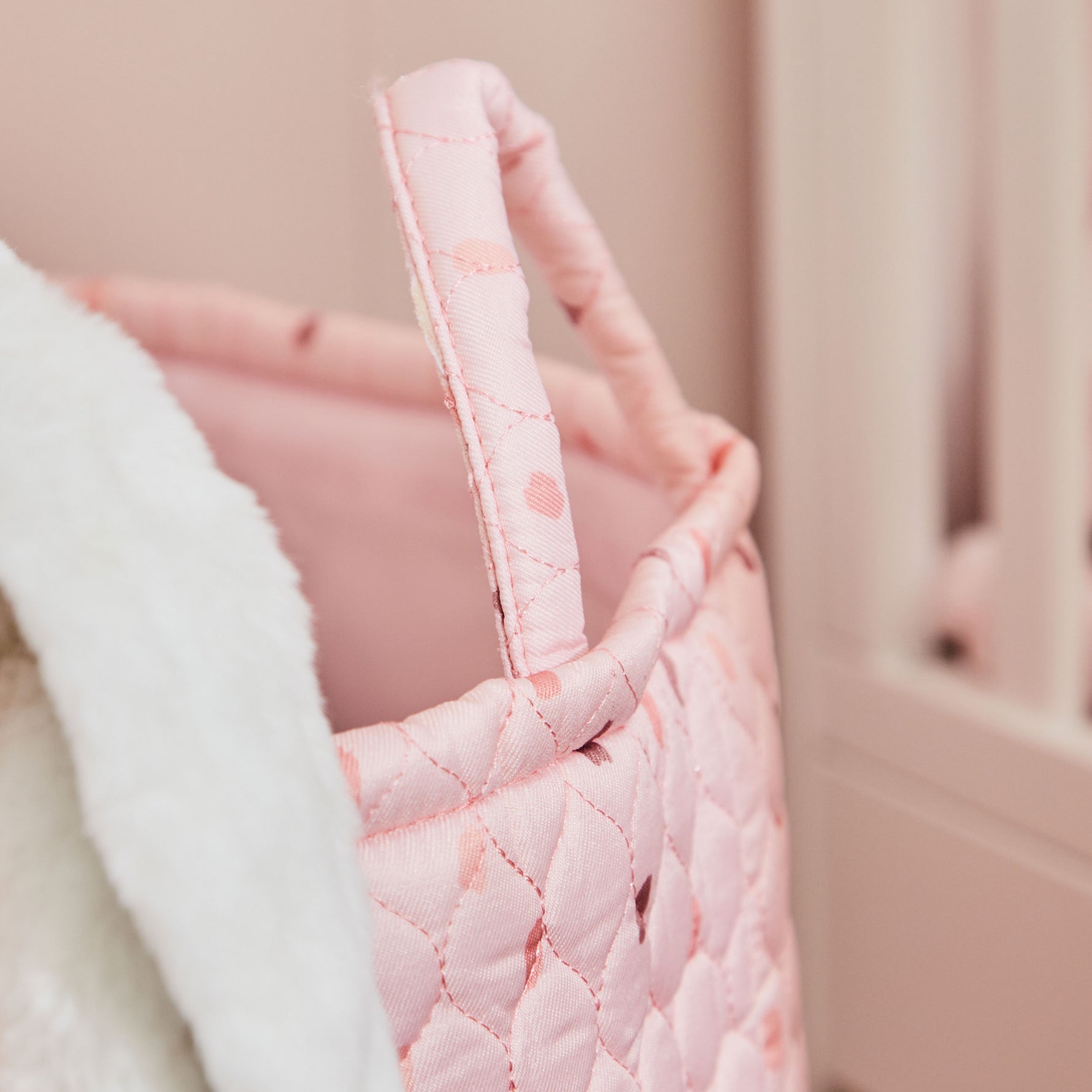 Personalised Large Pink Rainbow Storage Bag 
