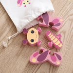 Personalised Orange Tree Toys Butterfly Wooden Puzzle