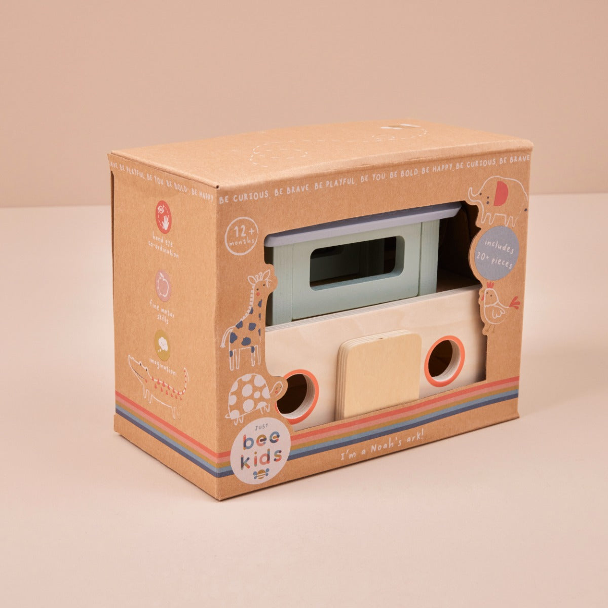 Personalised Just Bee Kids Wooden Noah’s Ark Play Set FSC®