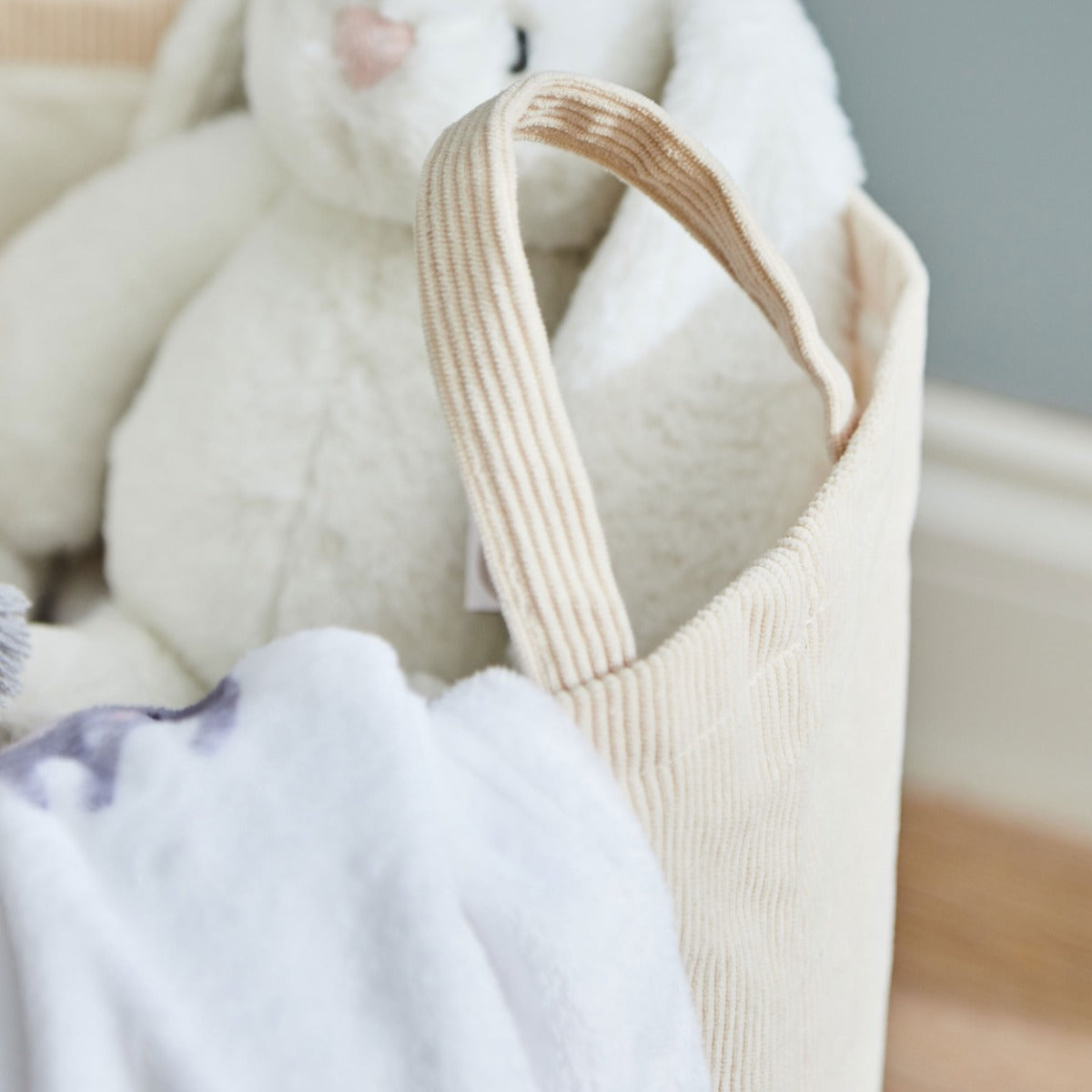 Personalised Ecru Safari Cord Storage Bag 