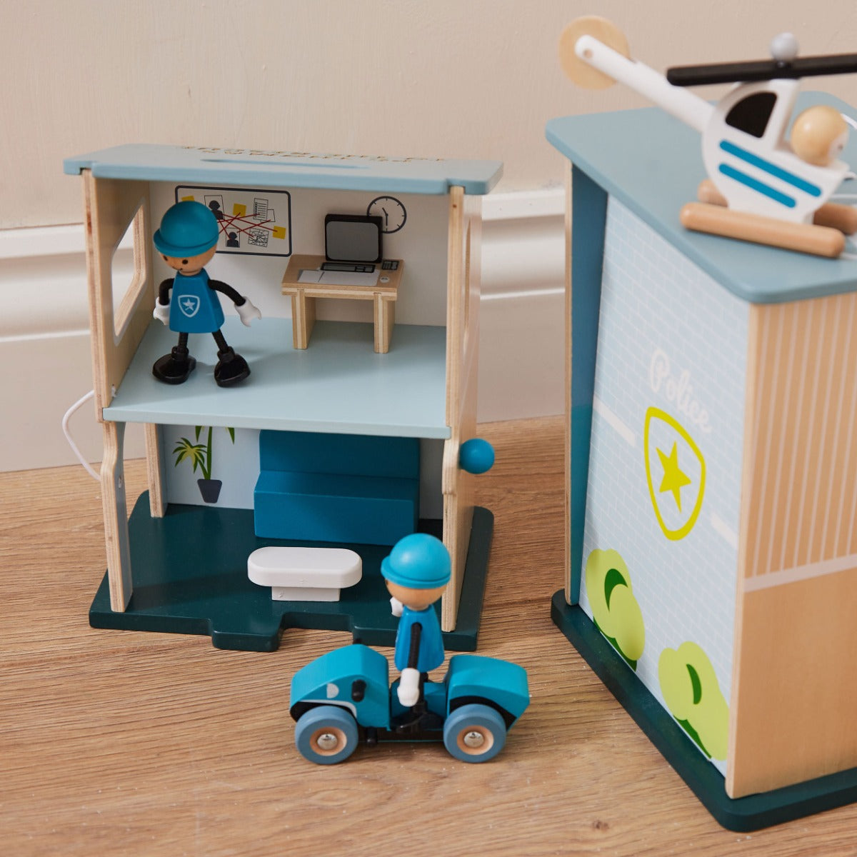 Personalised Classic World Police Station Playset
