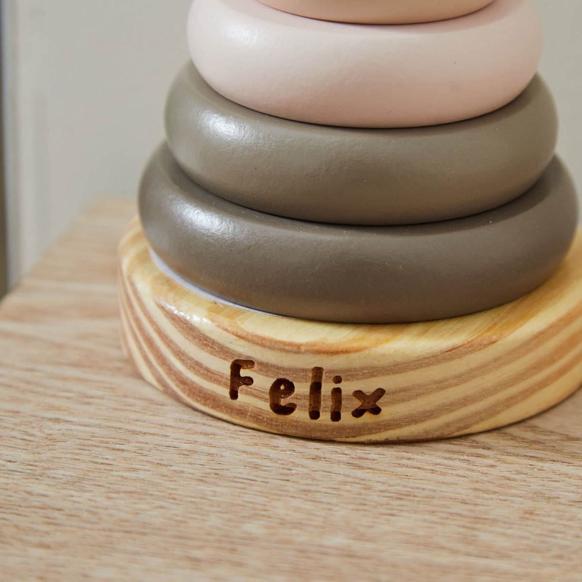 Personalised Jabadabado Neutral Bear Stacker
