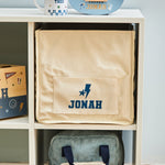 My Kids Personalised Lightning Bolt Soft Storage Cube