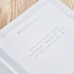 Personalised Christening Linen Photo Album