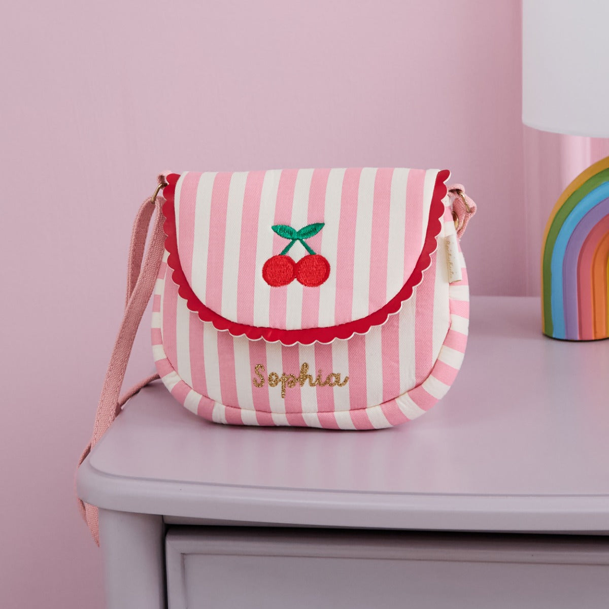 Personalised Rockahula Cherry Kiss Scallop Bag