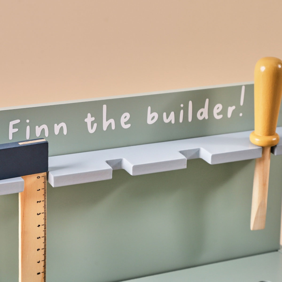 Personalised Just Bee Kids Wooden Tool Bench FSC®