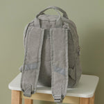Personalised 3 Cars Embroidered Grey Cord Backpack