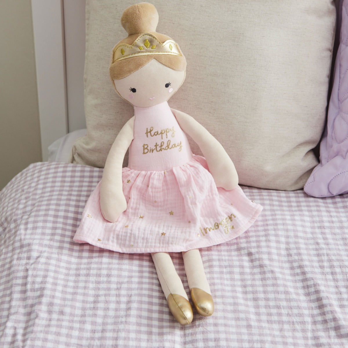 Personalised Large Ballerina Doll Blonde Hair