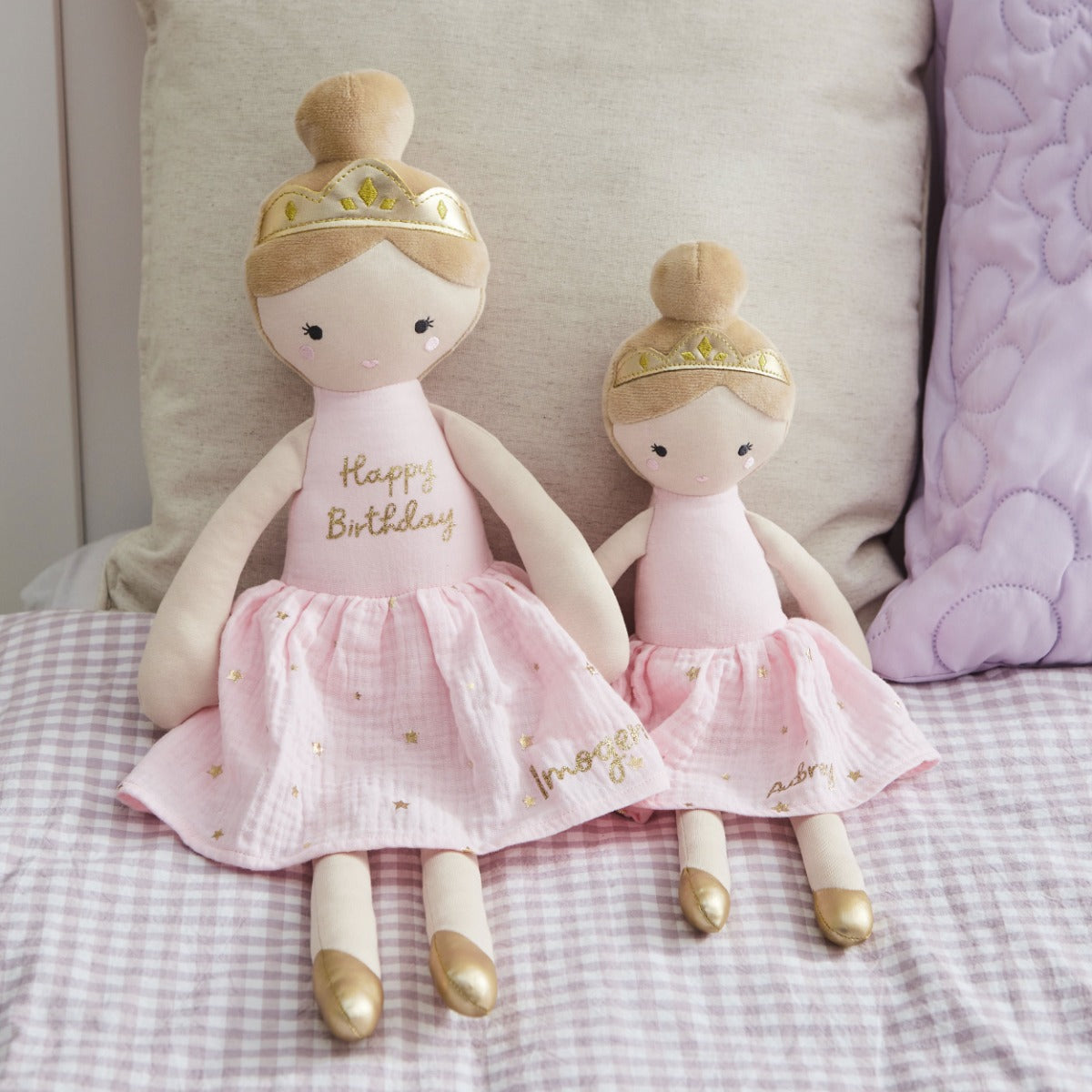 Personalised Large Ballerina Doll Blonde Hair