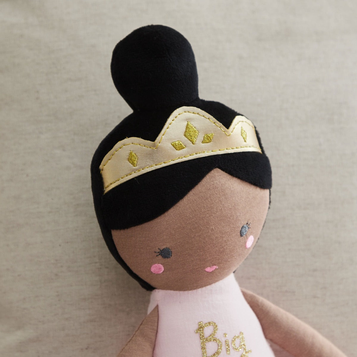 Personalised Large Ballerina Doll Dark Hair