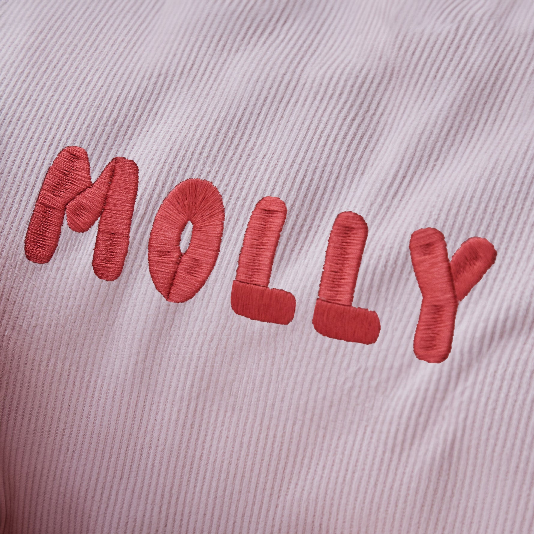 Personalised Pink Cord Big Bean Bag Chair