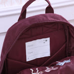 Personalised Bows Frill Seekers Berry Cord Mini Backpack