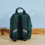 Personalised Transport Forest Green Cord Mini Backpack