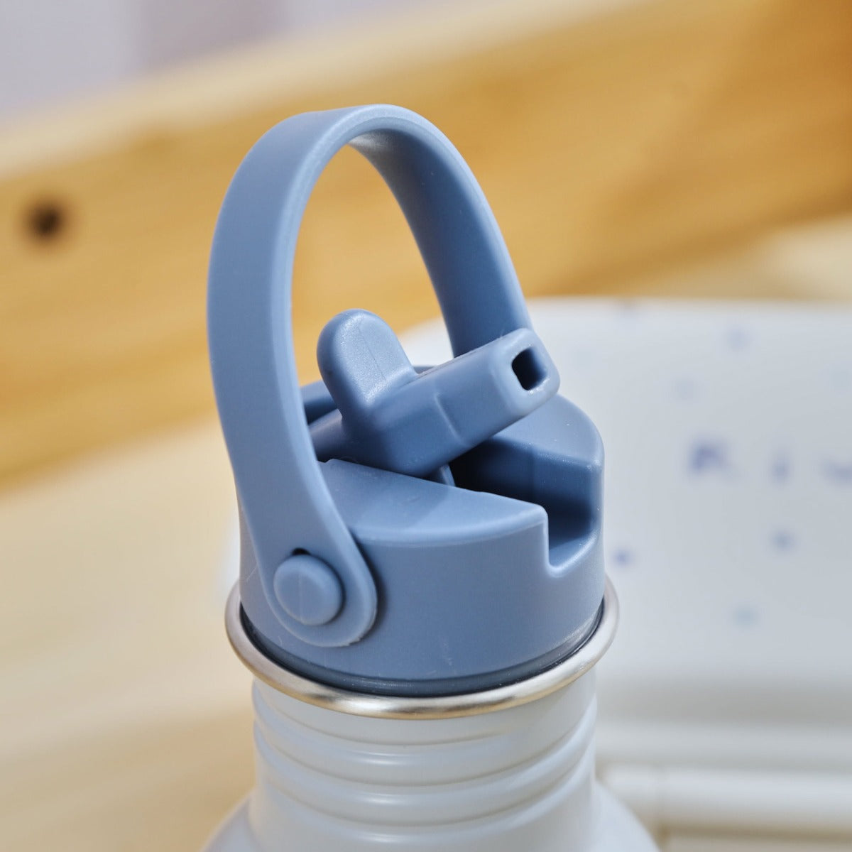 Personalised Blue Spot Water Bottle 