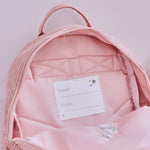 Personalised Flopsy™ Bunny Pink Cord Mini Backpack