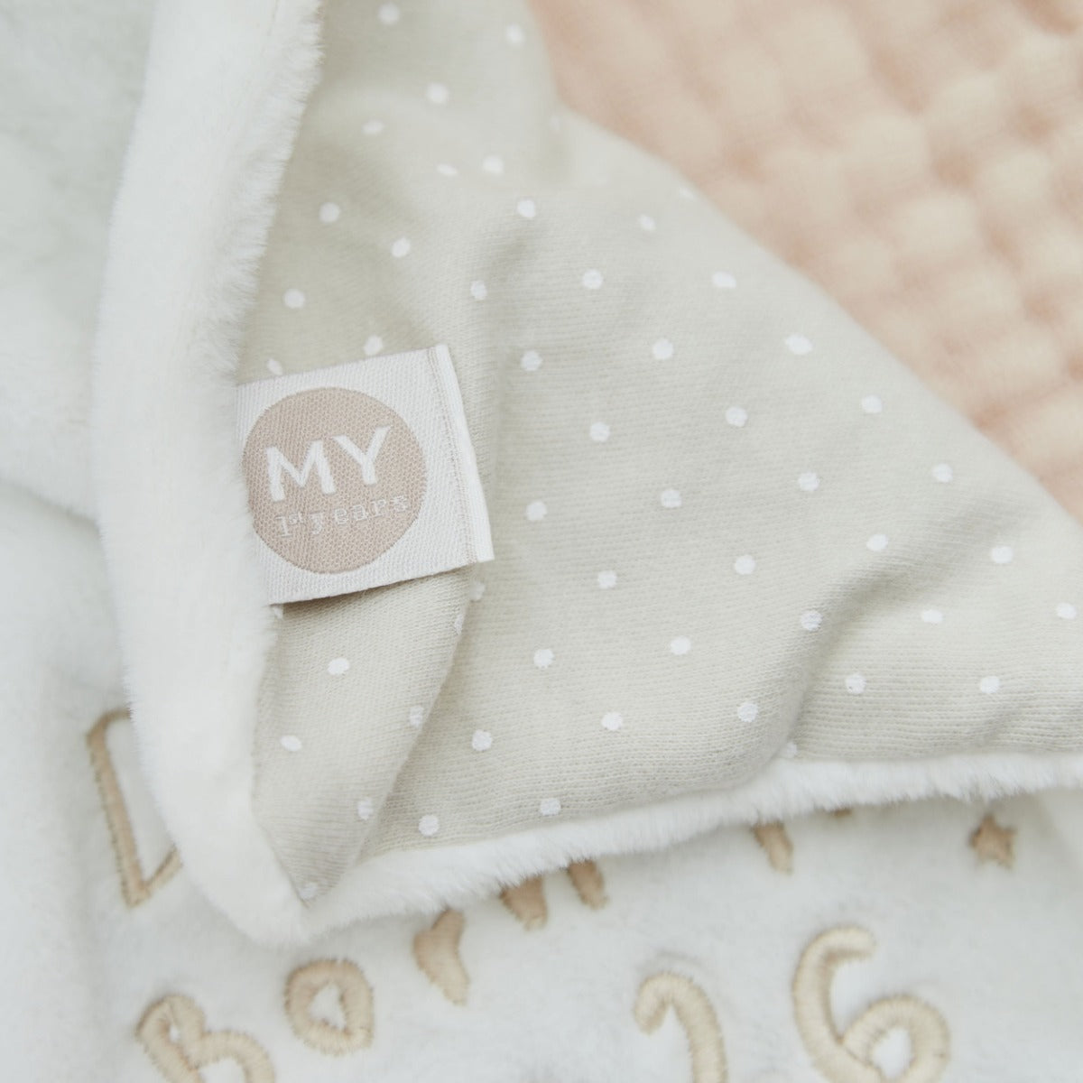 Personalised Born In 2026 Ivory Bunny Comforter